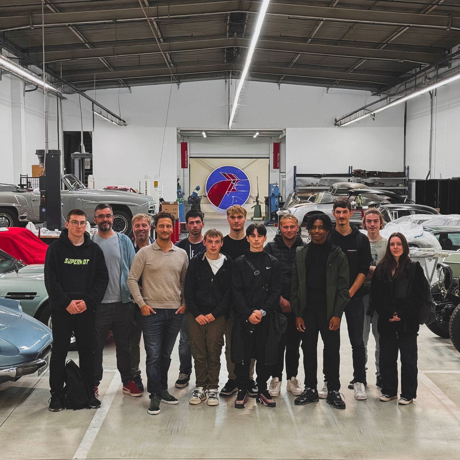 Un Lycée visite nos ateliers de Lecoq Paris !